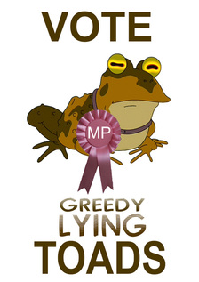 Vote Greedy Lying Toads